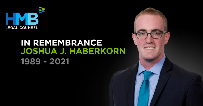 Joshua J. Haberkorn, Associate Attorney in the Business and Finance Group.